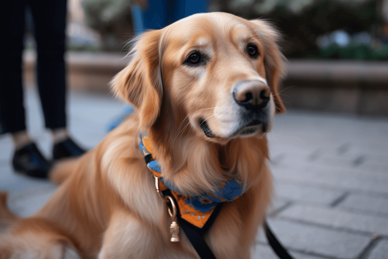 alten Golden Retriever trainieren