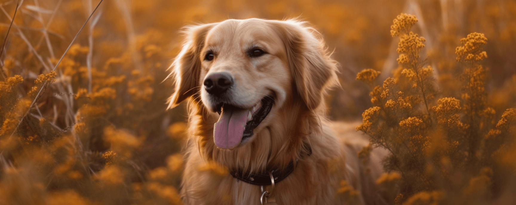 Golden Retriever im Feld