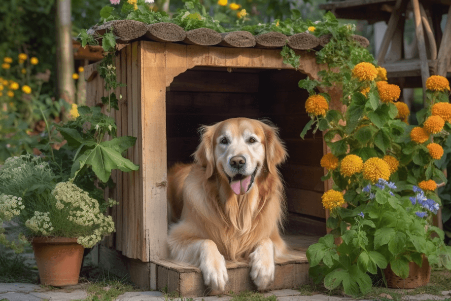 Hütten Zwinger für Golden Retriever