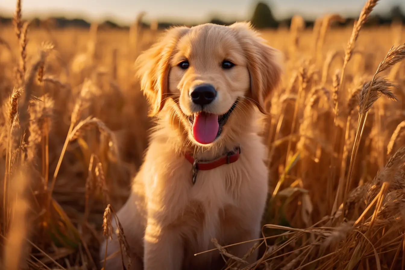 golden retriever welpenauslauf